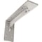 Ekena Millwork Embrey Steel Bracket, Stainless Steel 2"W x 8"D x 4 1/4"H BKTM02X08X04EBSS - alternate 1